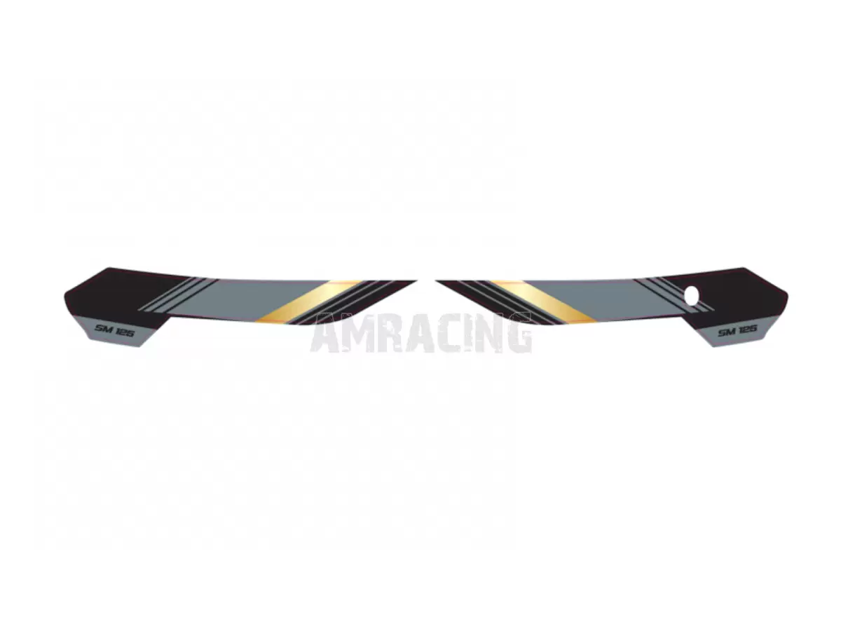 KIT ADESIVI LAT. P.NUM 2T SM 125 MY26 BLACK EDITION